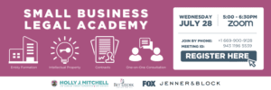 Small Business Legal Academy Banner