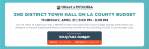 2nd District Budget Town Hall