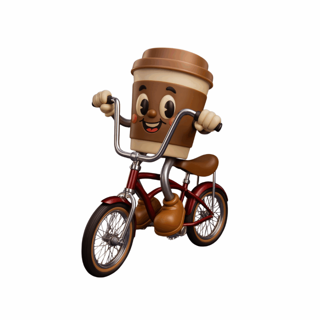 Beanie Cycle Coffee Logo