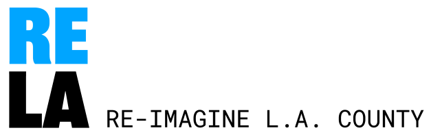 Black background with large bold blue text 'RE' positioned on the left side of the image.